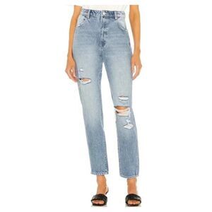 ROLLA's Jeans Elle Super High Rise Relaxed Denim Cotton Distressed Women sz 26